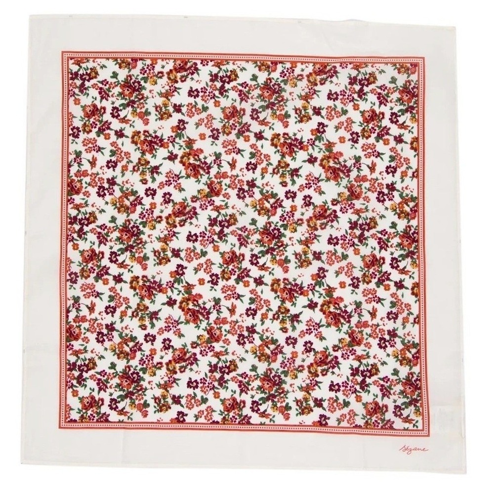 Sezane Le Foulard Pour La Vie Floral Print Neck Scarf